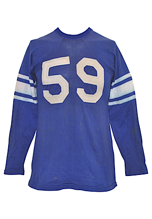 1937 Gil Kuhn NCAA East-West Shrine Game-Used Durene Jersey With Team-Signed Photo (2)(Photo-Matched • USC Captain & First Ever USC NFL Draftee)