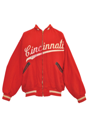 Late 1960s Cincinnati Reds Player-Worn Dugout Jacket