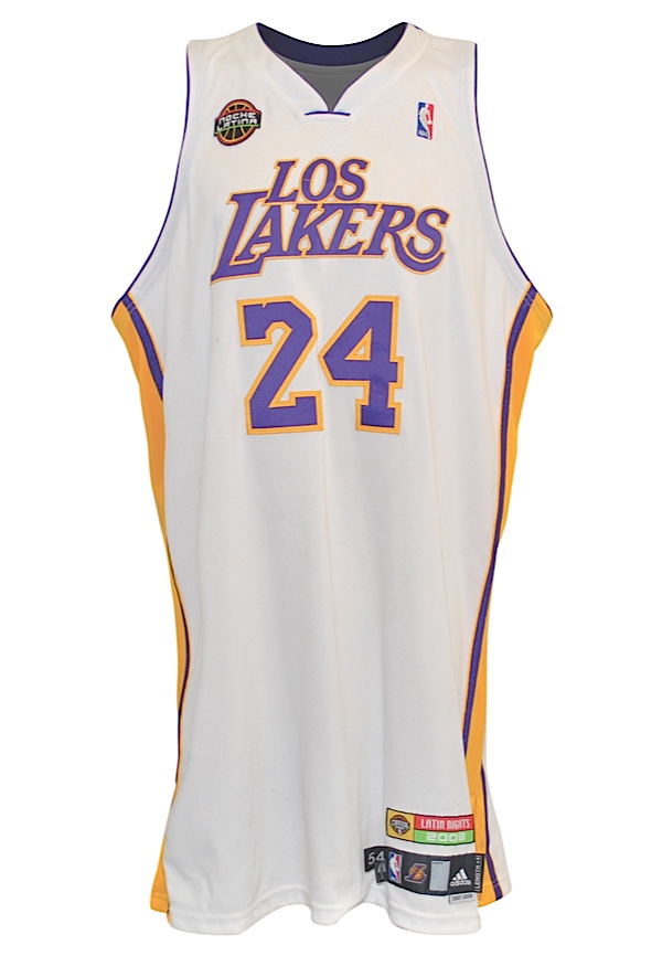 Lot Detail - 3/23/2008 Kobe Bryant Los Angeles Lakers Game-Used ...
