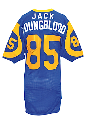 Early 1980s Jack Youngblood Los Angeles Rams Game-Used Road Jersey 