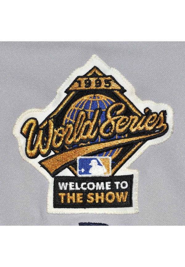Lot Detail - 1995 Chipper Jones Atlanta Braves World Series Game-Used Road  Jersey (Championship Season)