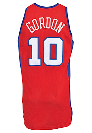 12/25/2009 Eric Gordon Los Angeles Clippers Game-Used Christmas Day Road Jersey (NBA LOA)