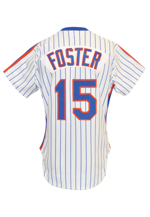 1983 George Foster New York Mets Game-Used Home Jersey