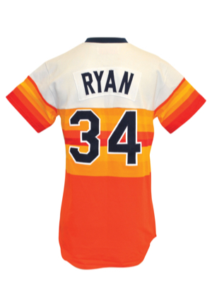 1984 Nolan Ryan Houston Astros Game-Used & Autographed Home Jersey (JSA • Nolan Ryan Hologram)