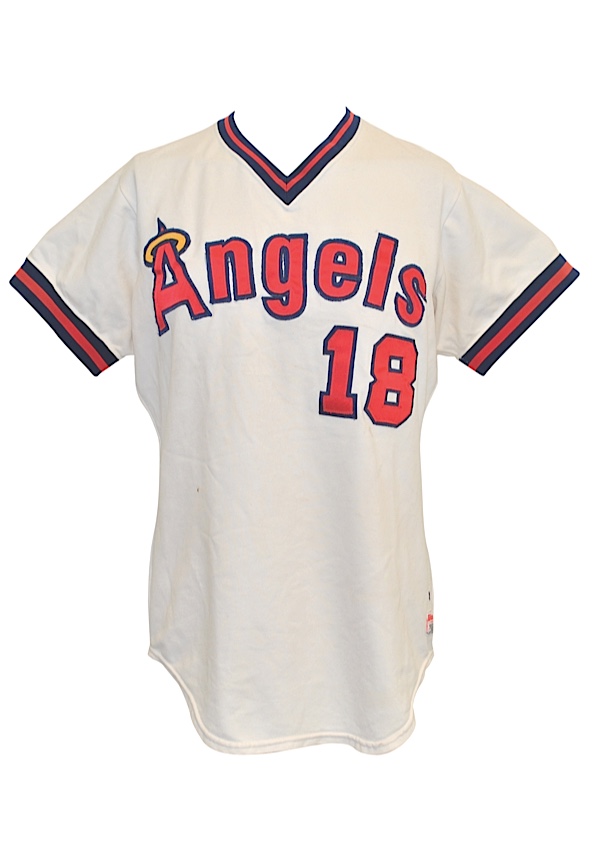 Lot Detail - 1979 Rance Mulliniks California Angels Game-Used Home Jersey