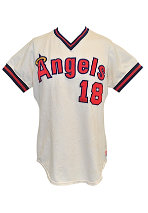 1979 Rance Mulliniks California Angels Game-Used Home Jersey