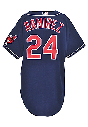 2000 Manny Ramirez Cleveland Indians Game-Used Road Jersey