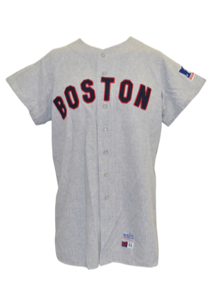 1969 Tony Conigliaro Boston Red Sox Game-Used Road Flannel Jersey (Fantastic All-Original Condition)