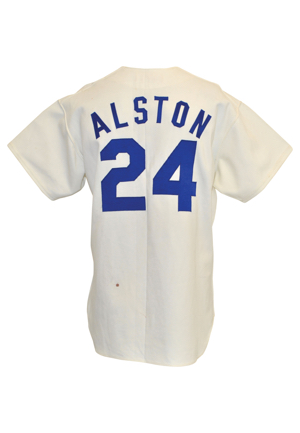1973 Walter Alston Los Angeles Dodgers Manager-Worn Home Jersey