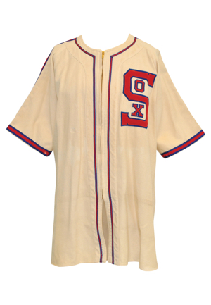 Circa 1940-41 Jimmy Dykes Chicago White Sox Manager-Worn Flannel Home Flannel Jersey (Rare • Fantastic All-Original Condition)