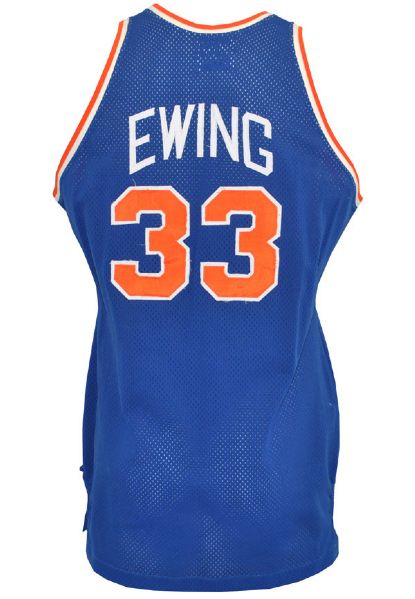 1985-86 Patrick Ewing New York Knicks Game-Used Road Jersey (RoY Season)