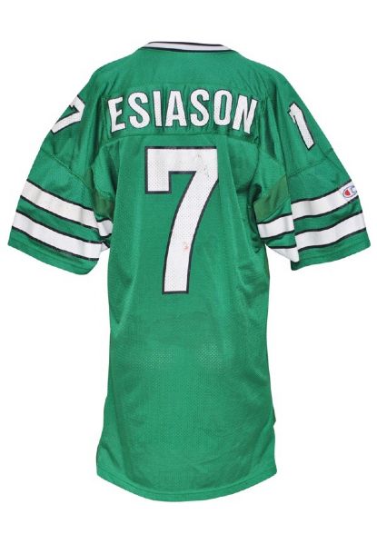 1993 Boomer Esiason New York Jets Game-Used Home Jersey