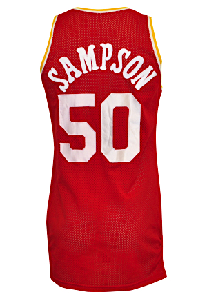 Circa 1987 Ralph Sampson Houston Rockets Game-Used Road Jersey (Photo-Matched • Sourced From Equipment Managers Family)