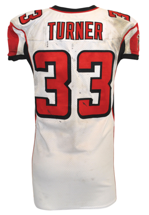 11/25/2012 Michael Turner Atlanta Falcons Game-Used Road Jersey