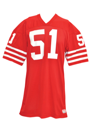 Circa 1979 Randy Cross San Francisco 49ers Game-Used Road Jersey