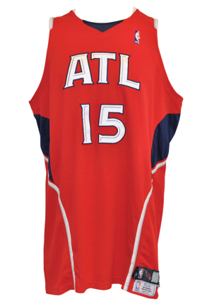 2009-10 Atlanta Hawks Game-Used Alternate Road Jerseys — Al Horford & Jeff Teague (2)(NBA LOAs)