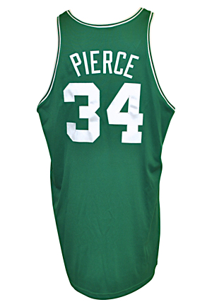 1998-99 Paul Pierce Rookie Boston Celtics Game-Used Road Jersey