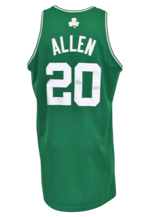 2009-10 Ray Allen Boston Celtics Game-Used Road Jersey