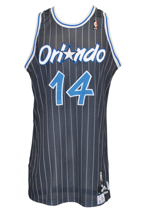 2009-10 Orlando Magic Game-Used Hardwood Classics Road Jerseys — Jameer Nelson & Rashard Lewis (2)(NBA LOAs)
