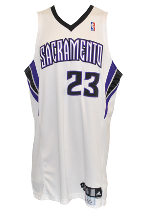 2008-09 Sacramento Kings Game-Used Home Jerseys — Brad Miller & Kevin Martin (2)(NBA LOAs)