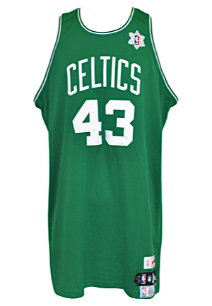 12/25/2008 Kendrick Perkins Boston Celtics Christmas Day Game-Used Road Jersey (NBA LOA)