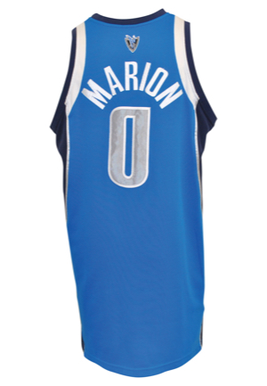 2009-10 Dallas Mavericks Game-Used Alternate Road Jerseys — Shawn Marion & Kris Humphries (2)(NBA LOAs)