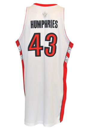 2006-07 Kris Humphries Toronto Raptors Game-Used Home Jersey (NBA LOA)