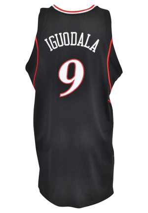 2007-08 Andre Iguodala Philadelphia 76ers Game-Used Road Jersey (NBA LOA)