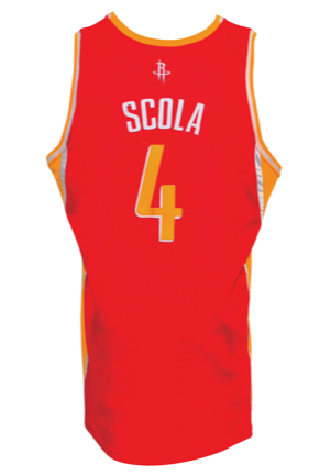 2009-10 Luis Scola Houston Rockets Game-Used Alternate Road Jersey (NBA LOA)