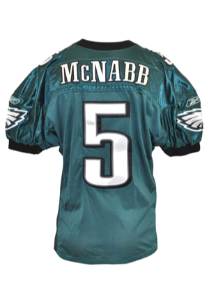 2004 Donovan McNabb Philadelphia Eagles Game-Used Home Jersey