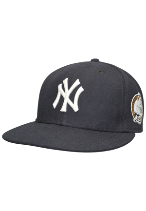 8/22/2015 Alex Rodriguez New York Yankees Bench-Worn Home Cap (MLB Hologram • Yankees-Steiner LOA • Jorge Posada Patch)