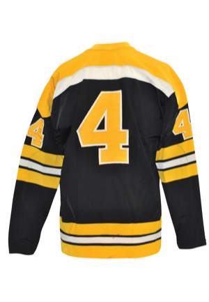 Late 1960s Bobby Orr Boston Bruins Game-Used Road Durene Jersey