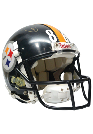1/5/2003 Hines Ward Pittsburgh Steelers Playoff Game-Used & Autographed Helmet (Full JSA LOA • Originally Sourced From Ward)