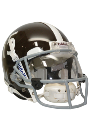10/11 & 10/19/2009 Brandon Marshall Denver Broncos AFL Game-Used Helmet (Denver Broncos LOA)
