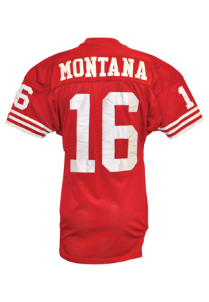 1990 Joe Montana San Francisco 49ers Game-Used Home Jersey (MVP Season)