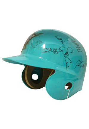 1993 Florida Marlins Game-Used & Team-Signed Batting Helmet (JSA • Inaugural Season)