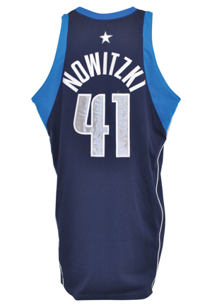 2006-07 Dirk Nowitzki Dallas Mavericks Game-Used Road Jersey