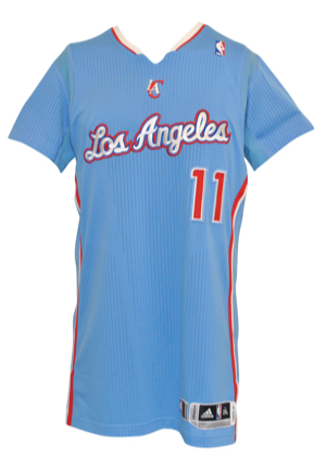 11/24/2013 Jamal Crawford Los Angeles Clippers "Back in Blue" Game-Used Home Jersey (NBA LOA • Mic Pocket)