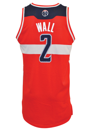1/27/2012 John Wall Washington Wizards Game-Used Road Jersey (NBA LOA • Photo-Matched)