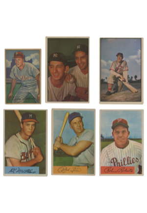 1952-1958 Baseball Hall of Famers Card Lot (24)