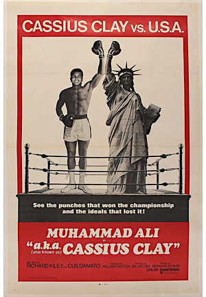 Cassius Clay Vs. USA Original One-Sheet Movie Poster