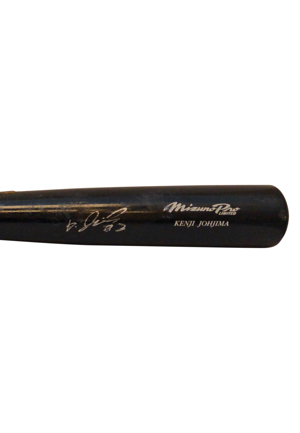 2007 Kenji Johjima Rookie Seattle Mariners Game-Used & Autographed Bat (JSA • PSA/DNA Per-Cert)