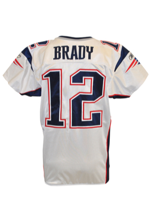 2010 Tom Brady New England Patriots Road Game Jersey