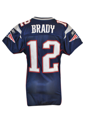 2011 Tom Brady New England Patriots Home Game Jersey