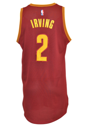 1/29/2016 Kyrie Irving Cleveland Cavaliers Game-Used Road Jersey (NBA LOA • Championship Season)
