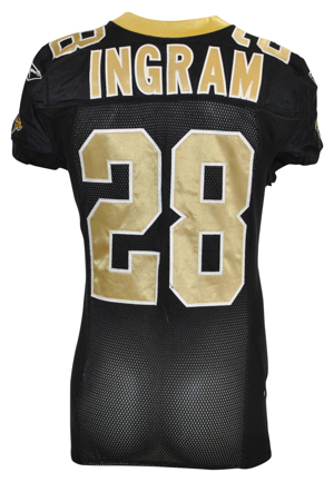 2011 Mark Ingram Rookie New Orleans Saints Game-Used Home Jersey (New Orleans Saints LOA • Repair)