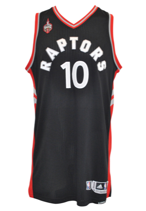 2/4/2016 DeMar DeRozan Toronto Raptors Game-Used Road Jersey (NBA LOA)