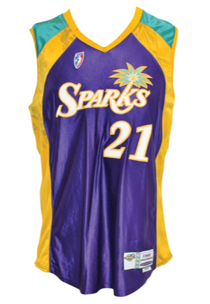 2001 Tamecka Dixon Los Angeles Sparks Game-Used Road Jersey