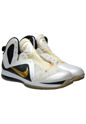 2012 LeBron James Miami Heat Game-Used Sneakers