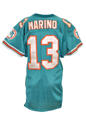 1995 Dan Marino Miami Dolphins Game-Used Road Jersey